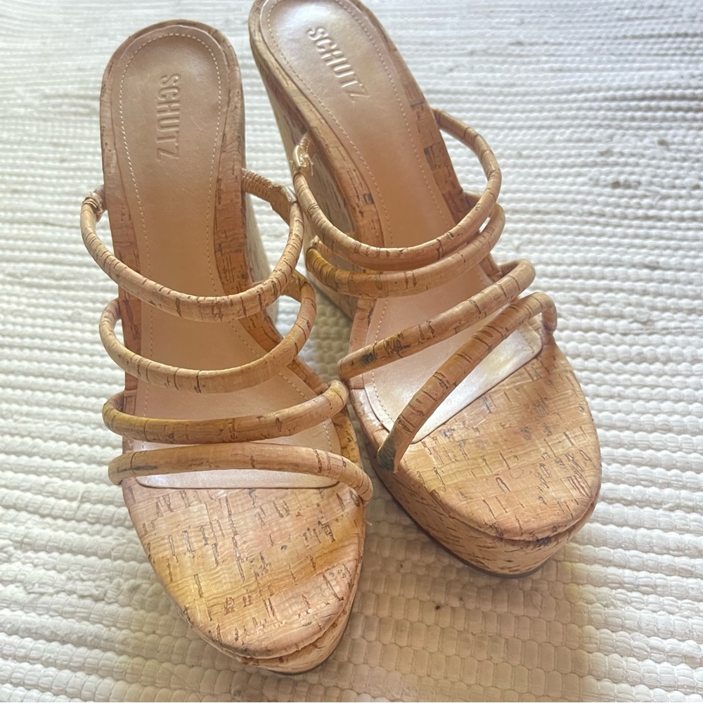NWOB SHULTZ CORK WEDGE SIZE 10.5 - Picture 8 of 12